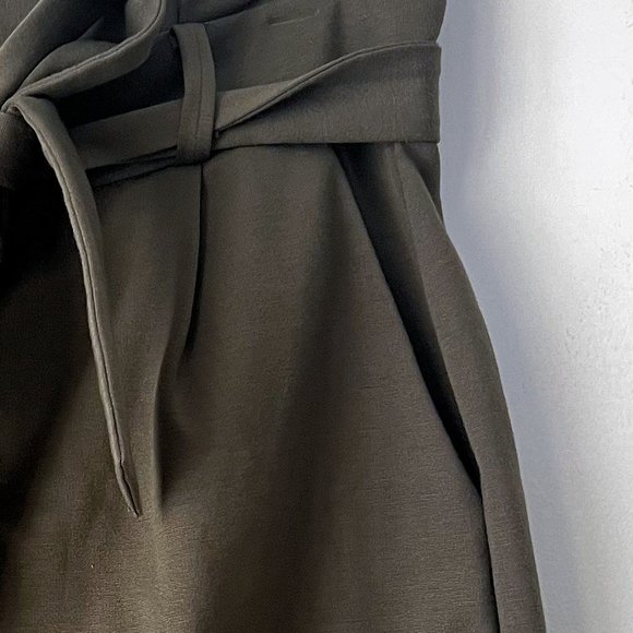 New! High-Waisted Paperbag Mini Safari color Skirt, Size M - Picture 16 of 16